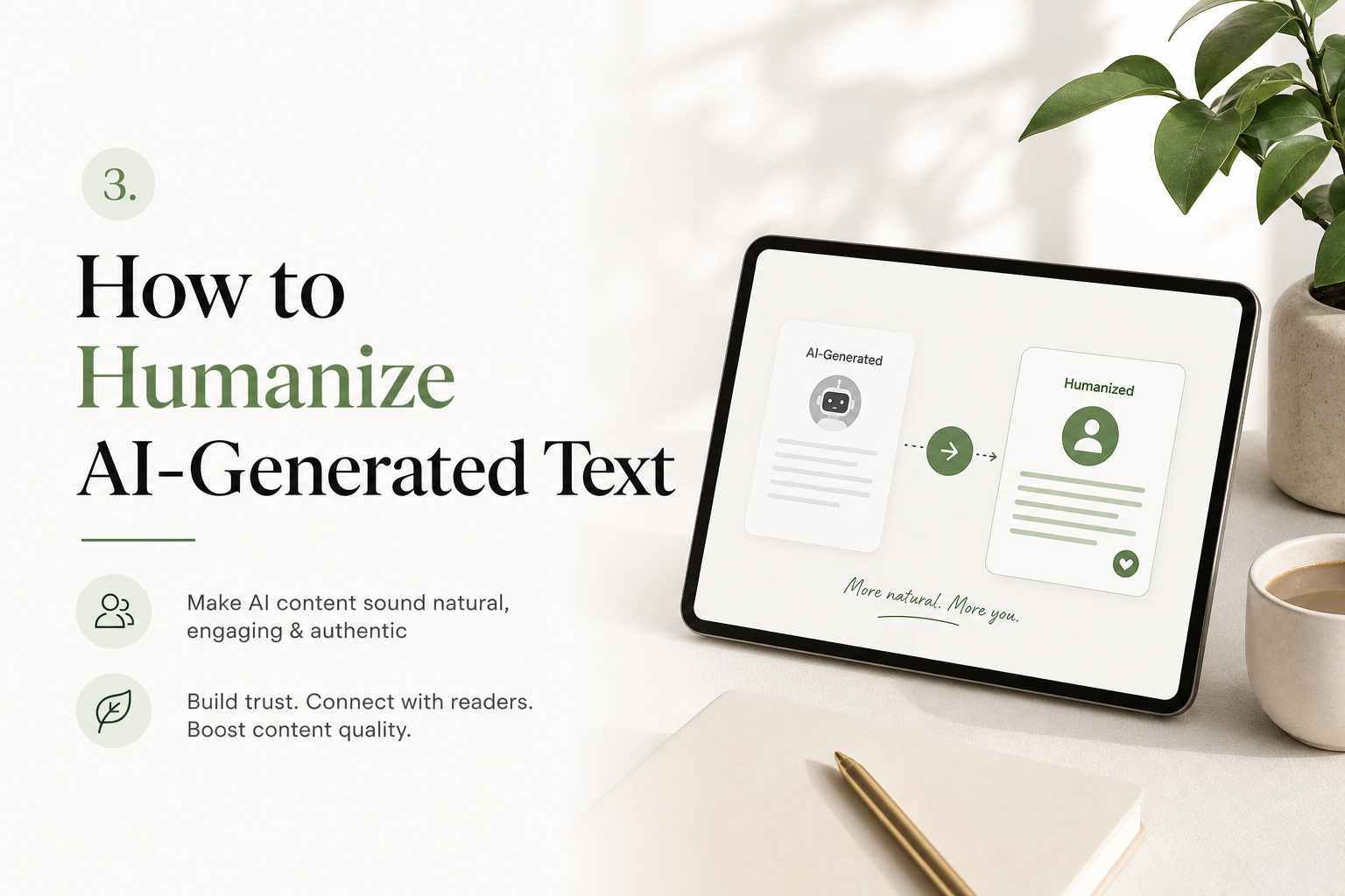How to Humanize AI-Generated Text