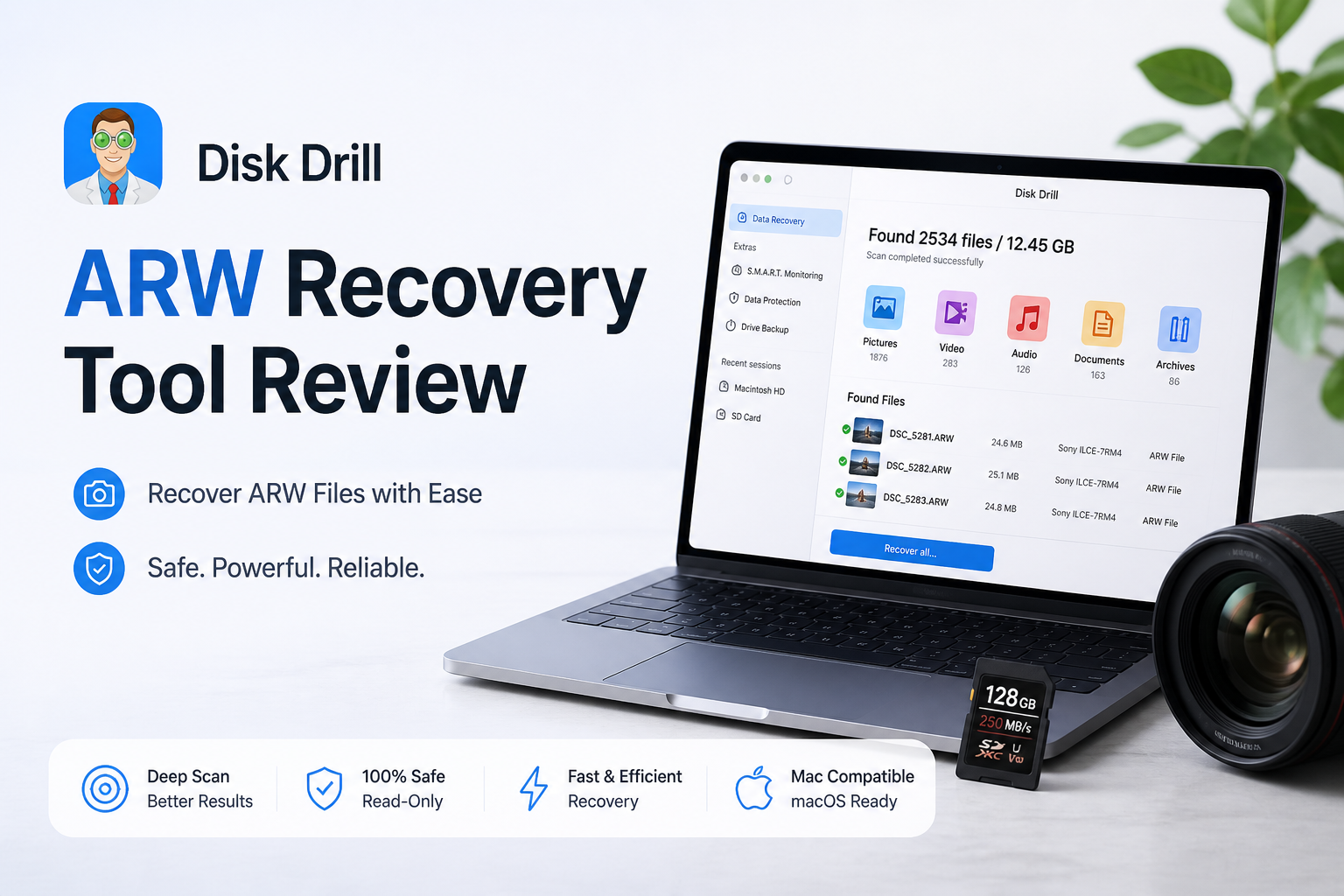 Disk Drill ARW Recovery Tool Review 2026