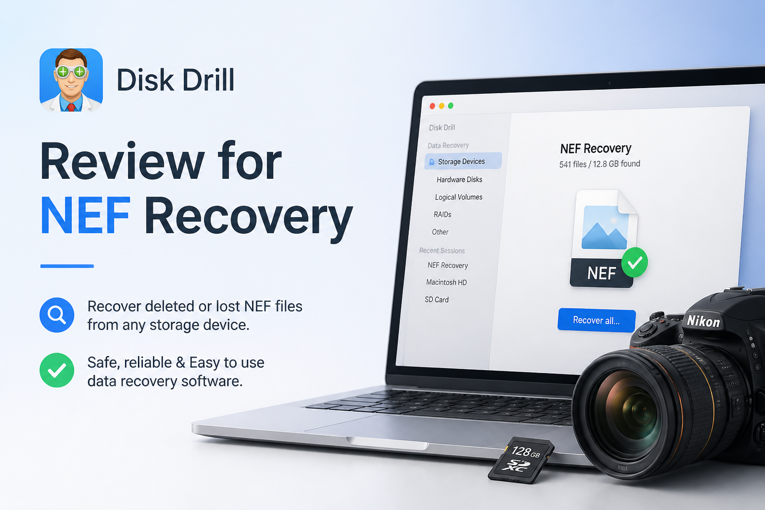 Disk Drill Review for NEF Recovery in 2026