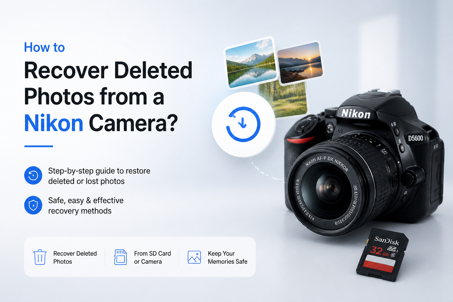 How to Recover Deleted Photos from a Nikon Camera?