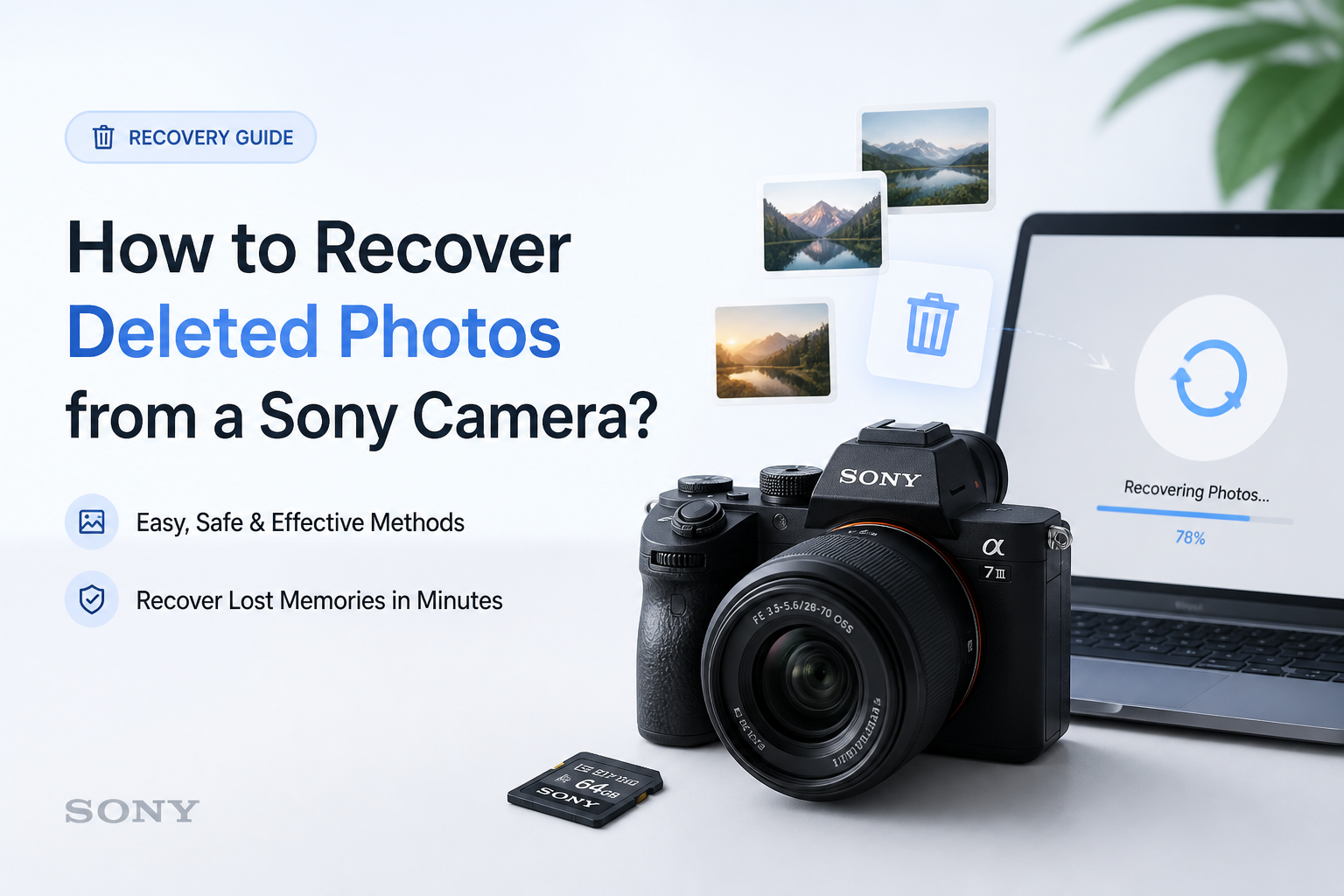 How to Recover Deleted Photos from a Sony Camera?