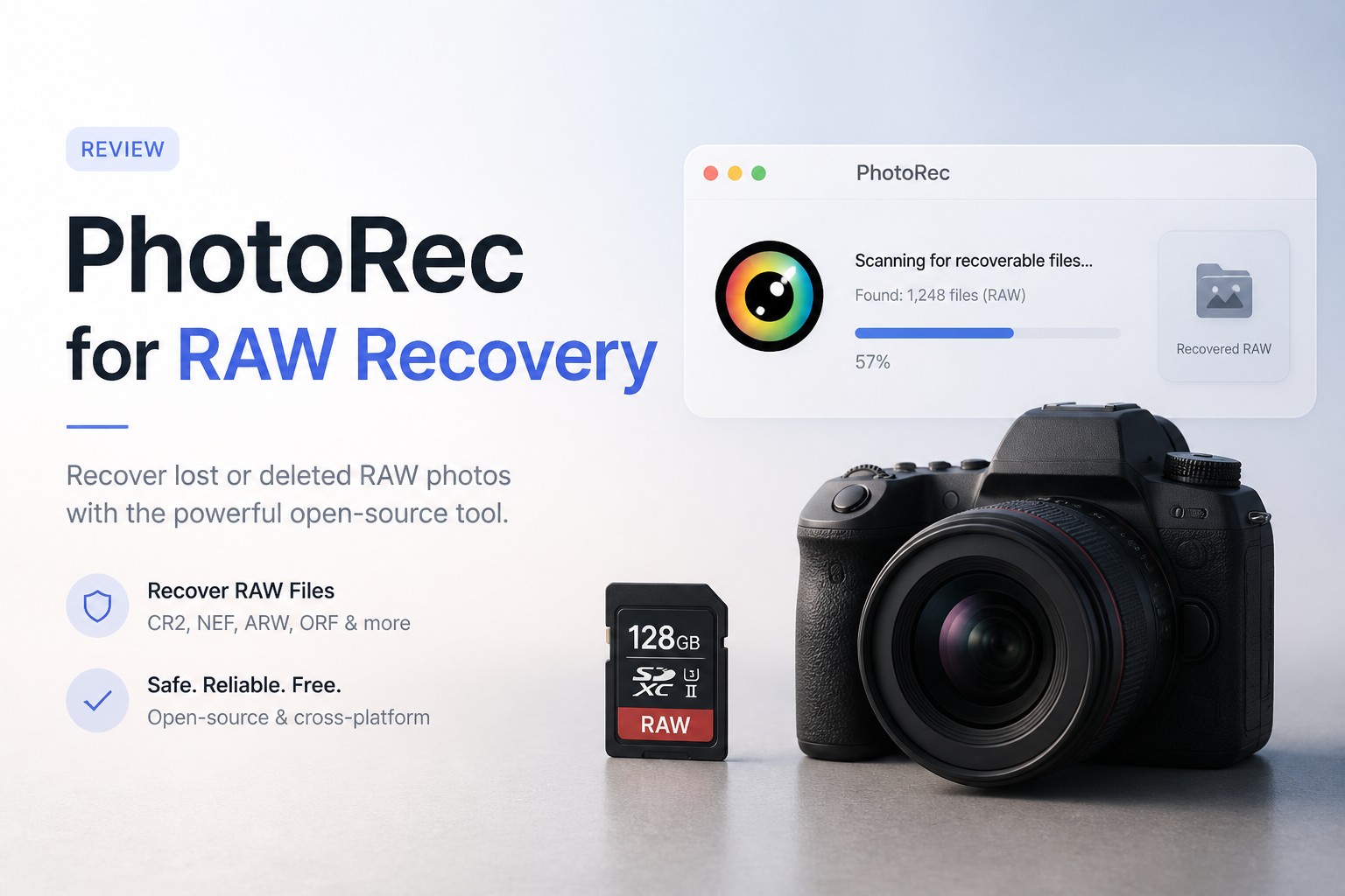 PhotoRec for RAW Recovery Review 2026