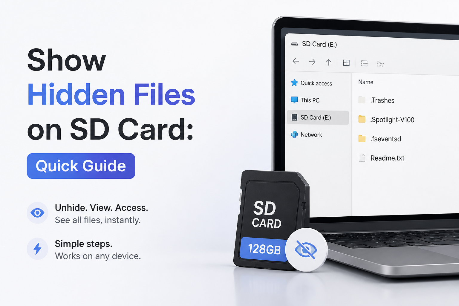 Show Hidden Files on SD Card: Quick Guide